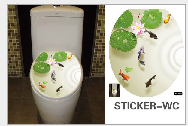 Dán toilet đầm sen